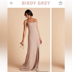 Birdy Grey Ash Cowl Neck Bridesmaid Dress